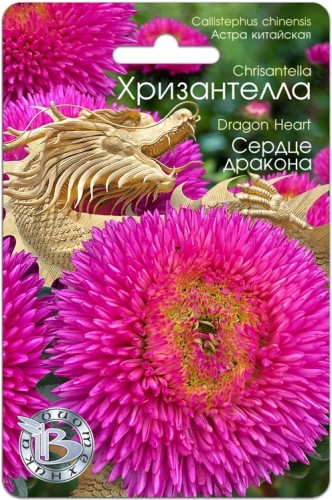 Хризантелла - Астра китайская Сердце Дракона цв.п 30шт Биотехника