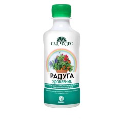 РАДУГА жидкое универсальное цветочное удобрение на основе биогумуса 0,5л Сад Чудес