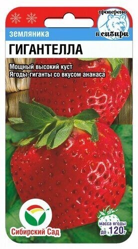Земляника Гигантелла цв.п 10шт Сибирский Сад