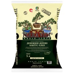 ЖИВАЯ ЗЕМЛЯ Торфогрунт ДЕНЕЖНОЕ ДЕРЕВО-КАКТУС-АЛОЭ 5л TERRA VITA