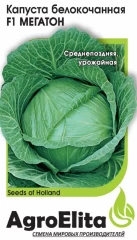 Капуста белокочанная Мегатон F1 цв.п 10шт Гавриш