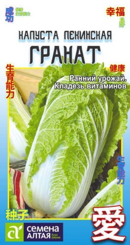 Капуста пекинская Гранат цв.п 0,3гр Семена Алтая