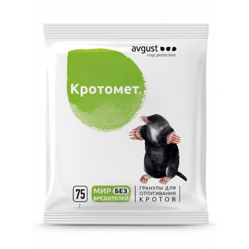 Средство от кротов Кротомет, 75гр Avgust