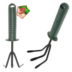 Рыхлитель 3-зубый с пластм.зеленой ручкой 83-3