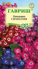 Цинерария Симпатия гибридная цв.п 8шт Гавриш