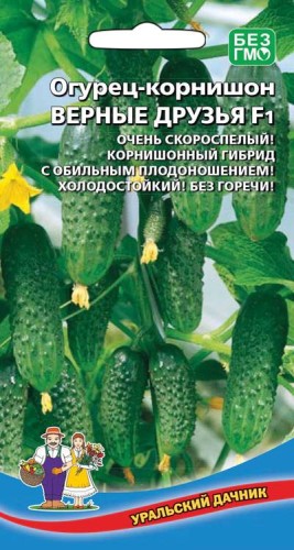 Огурец Верные Друзья F1 цв.п 10шт Уральский Дачник