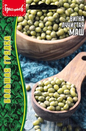 Вигна Маш лучистая (Бобы Мунг) цв.п 10гр (80-90 шт.) ИП Григорьев