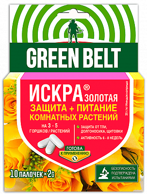 Искра Золотая Палочки для защиты комнатных растений GB