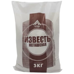 Известь негашёная 3кг АО "Эльдако"
