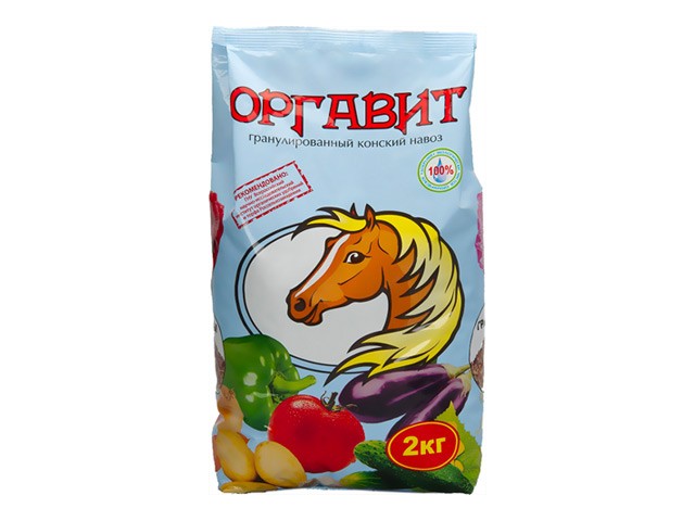 Оргавит Конский 2кг. без запаха, гранулированный