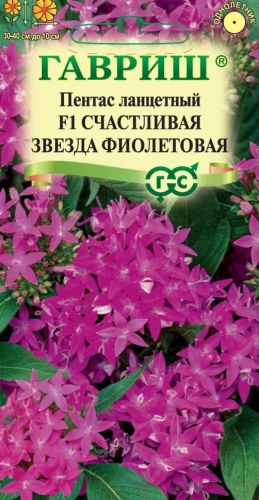 Пентас Счастливая Звезда Фиолетовая F1 цв.п 3шт Гавриш