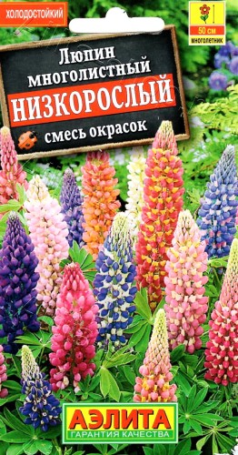 Люпин Низкорослый, смесь сортов цв.п 15шт Аэлита