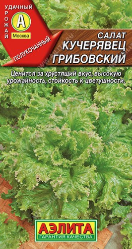 Салат Кучерявец Грибовский цв.п 0,5гр Аэлита