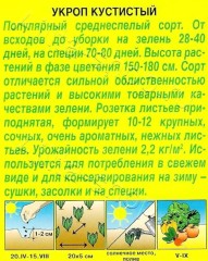 Укроп Кустистый цв.п 2гр Аэлита