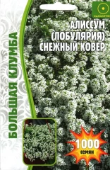 Алиссум Снежный Ковер (лобулярия) цв.п 1000шт ИП Григорьев