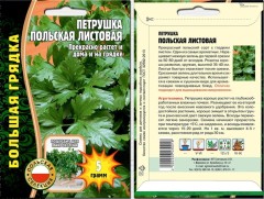 Петрушка листовая Польская цв.п 3500шт ИП Григорьев