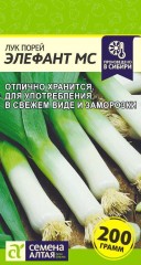 Лук порей Элефант МС цв.п 1гр Семена Алтая