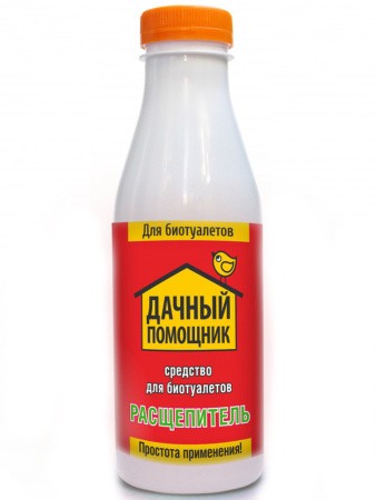 ДАЧНЫЙ ПОМОЩНИК, Для биотуалетов и септиков Расщепитель, концентрат, 500мл