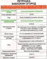 Петрушка листовая Бабушкин Огород цв.п 2гр Аэлита