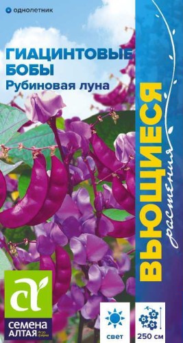 Гиацинтовые Бобы Рубиновая Луна цв.п 1гр Семена Алтая