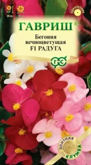 Бегония Радуга F1 вечноцветущая смесь цв.п  7шт Гавриш
