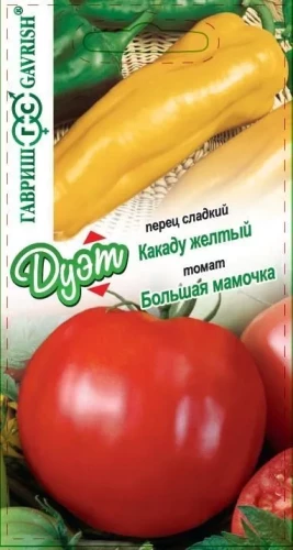 ДУЭТ Томат Большая мамочка+Перец Какаду желт. цв.п 0,1гр Гавриш