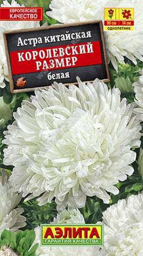Астра Королевский Размер белая цв.п 0,1гр Аэлита