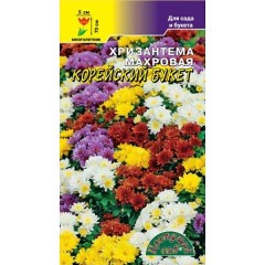 Хризантема Корейский Букет махровая, смесь цв.п 0,02гр Цветущий Сад