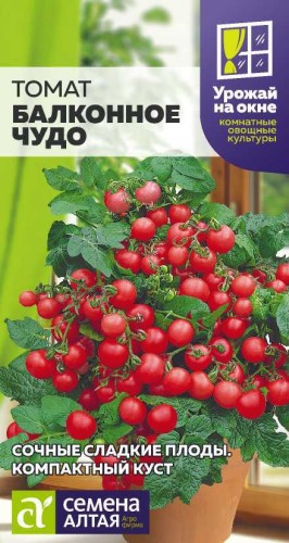 Томат Балконное Чудо цв.п 0,1гр Семена Алтая