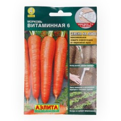 Морковь лента Витаминная 6 цв.п 8м Аэлита