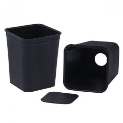 Горшок для рассады квадратный 460мл с выдвижным дном (8х8х10см)