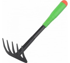 Грабли  5-и зубые прямые с пластмассовой.ручкой &quot;Гарден&quot; VL83-113