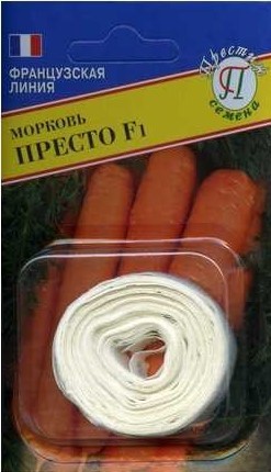 Морковь лента Престо F1 цв.п 6м Престиж