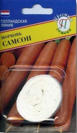 Морковь лента Самсон F1 цв.п 6м Престиж