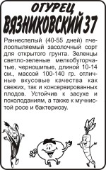 Огурец Вязниковский 37 бел.п. 0,5гр Семена Алтая