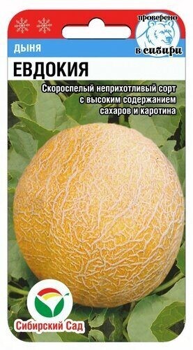 Дыня Евдокия цв.п 7шт Сибирский Сад