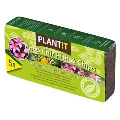 Кокосовый брикет Цветочный 5л PLANT!T
