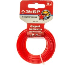 Леска для триммера 2.0мм 15м "звезда"