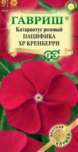 Катарантус Пацифика ХР Кренберри розовый цв.п 5шт Гавриш
