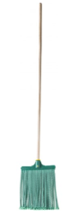 Метла полипропиленовая плоская мягкая распушённые концы 240х280 №1 с/ч "Вира"