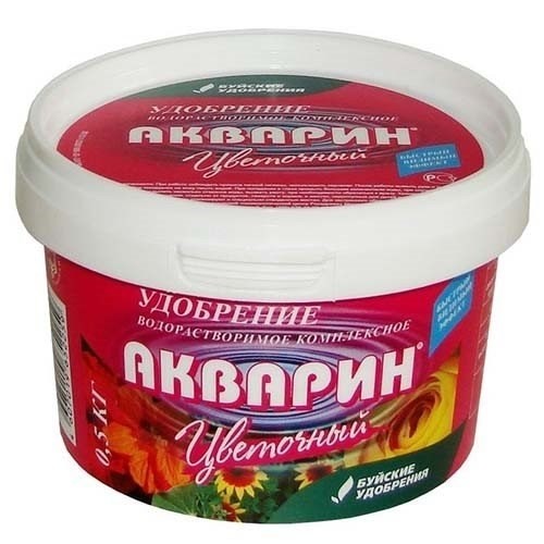 Акварин Цветочный 0.5кг банка Буйские удобрения