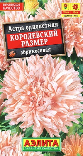 Астра Королевский Размер абрикосовая цв.п 0,1гр Аэлита