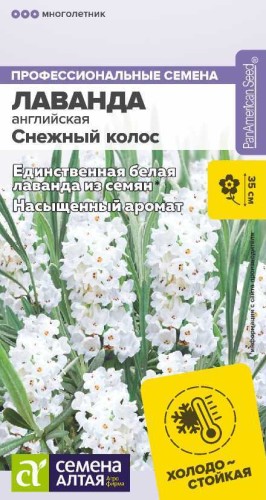 Лаванда Снежный Колос англ. цв.п 5шт Семена Алтая