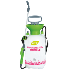 Опрыскиватель LISTOK помповый 8л белый  /6
