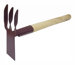 Мотыжка комбинированная МКП-3-1 (лопатка+3 зуба) с ручкой