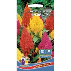 Целозия Яркий Факел перистая цв.п 0,1гр Уральский Дачник