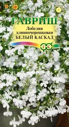 Лобелия Белый Каскад цв.п 0,01гр Гавриш