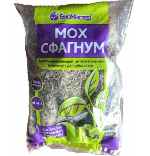 Мох сфагнум 1л